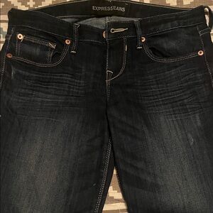 Express Dark Wash Women's Skinny Jeans